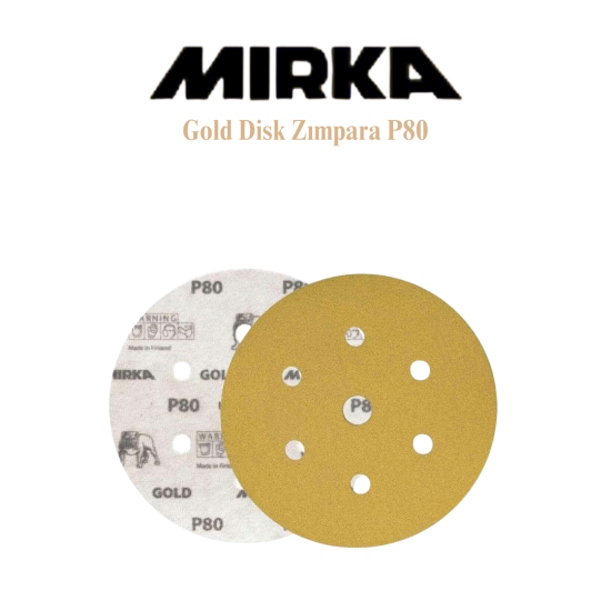 MİRKA GOLD DISK ZIMPARA P80 MİRKA GOLD DISK ZIMPARA P80