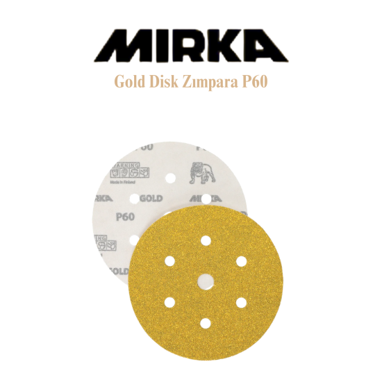 MİRKA GOLD DISK ZIMPARA P60 MİRKA GOLD DISK ZIMPARA P60