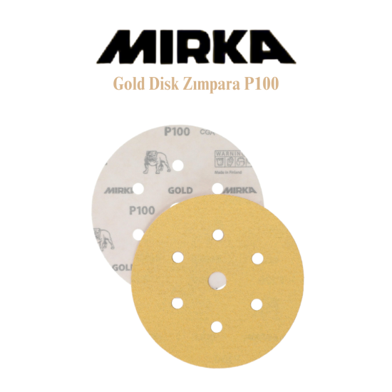 MİRKA GOLD DISK ZIMPARA P100 MİRKA GOLD DISK ZIMPARA P100