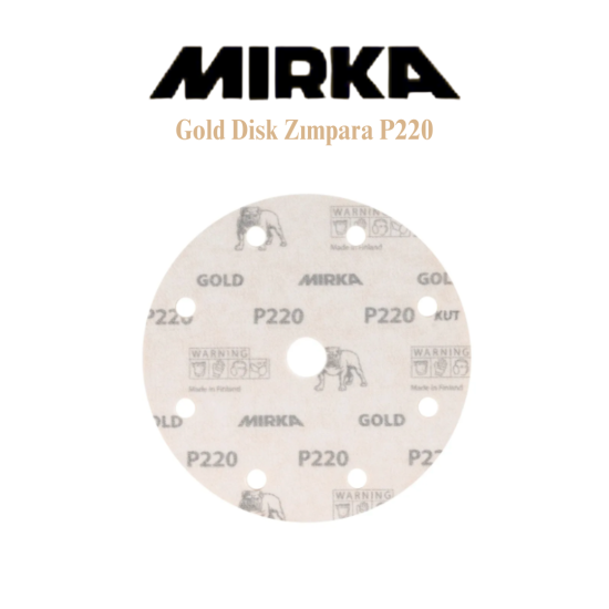 MİRKA GOLD DISK ZIMPARA P220 MİRKA GOLD DISK ZIMPARA P220