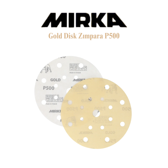 MİRKA GOLD DISK ZIMPARA P500 MİRKA GOLD DISK ZIMPARA P500