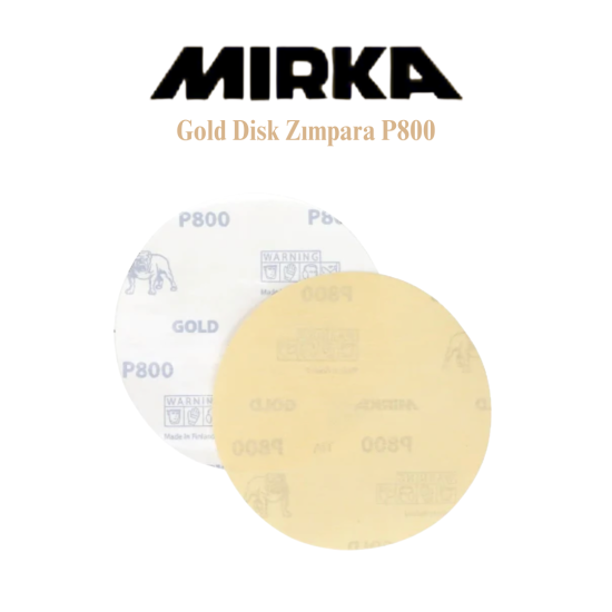 MİRKA GOLD DISK ZIMPARA P800 MİRKA GOLD DISK ZIMPARA P800