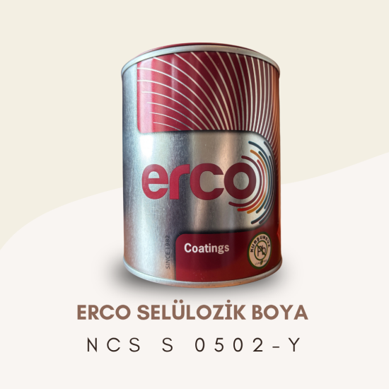 ERCO Selülozik Boya NCS S 0502-Y ERCO Selülozik Boya NCS S 0502-Y