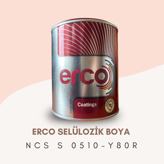 ERCO Selülozik Boya NCS S 0510-Y80R ERCO Selülozik Boya NCS S 0510-Y80R