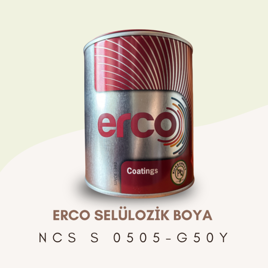 ERCO Selülozik Boya NCS S 0505-G50Y ERCO Selülozik Boya NCS S 0505-G50Y