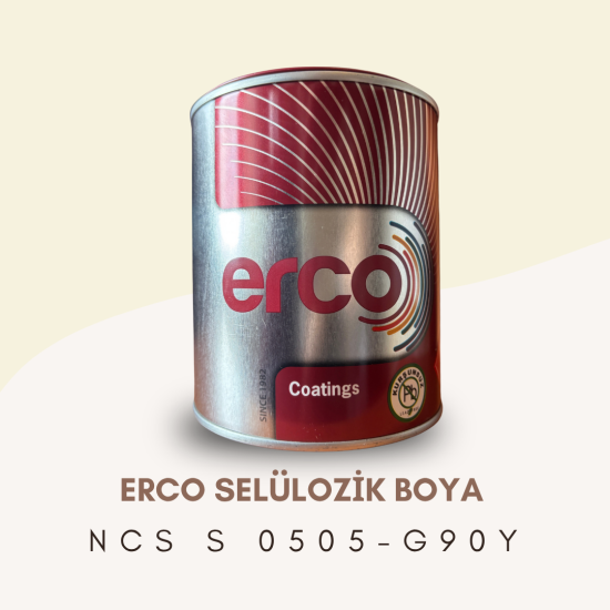 ERCO Selülozik Boya NCS S 0505-G90Y ERCO Selülozik Boya NCS S 0505-G90Y