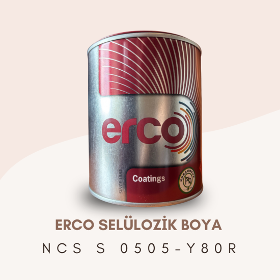 ERCO Selülozik Boya NCS S 0505-Y80R ERCO Selülozik Boya NCS S 0505-Y80R