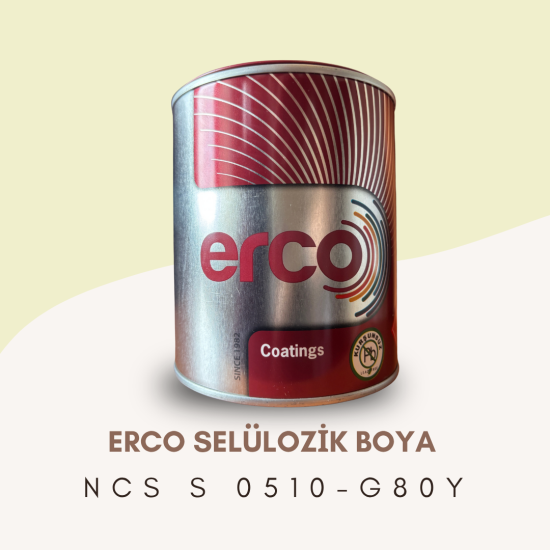 ERCO Selülozik Boya NCS S 0510-G80Y ERCO Selülozik Boya NCS S 0510-G80Y