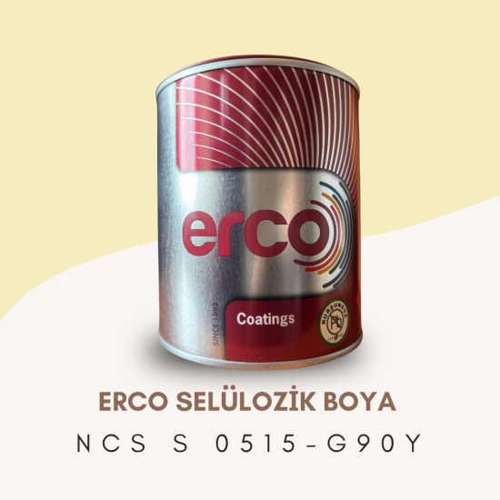 ERCO Selülozik Boya NCS S 0515-G90Y ERCO Selülozik Boya NCS S 0515-G90Y