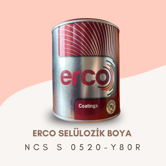 ERCO Selülozik Boya NCS S 0520-Y80R ERCO Selülozik Boya NCS S 0520-Y80R