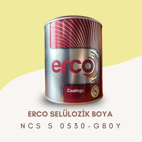 ERCO Selülozik Boya NCS S 0530-G80Y ERCO Selülozik Boya NCS S 0530-G80Y