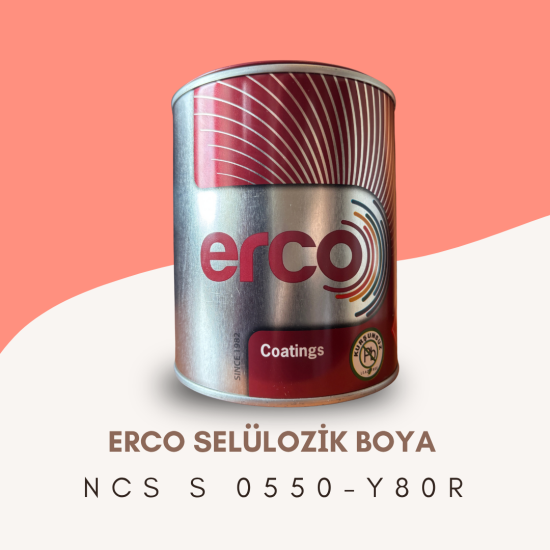 ERCO Selülozik Boya NCS S 0550-Y80R ERCO Selülozik Boya NCS S 0550-Y80R
