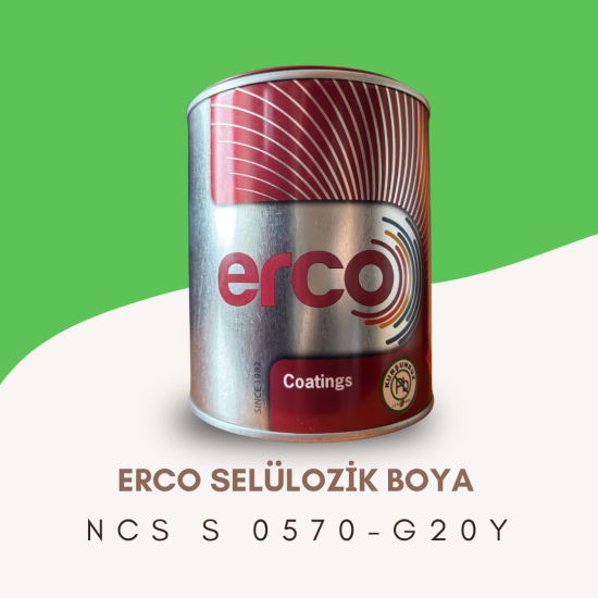 ERCO Selülozik Boya NCS S 0570-G20Y ERCO Selülozik Boya NCS S 0570-G20Y