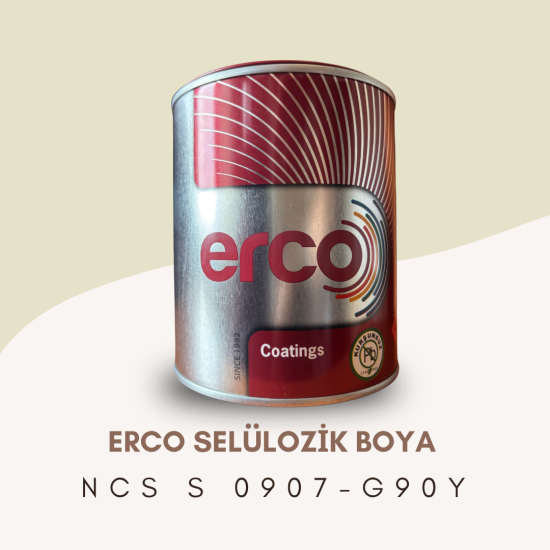 ERCO Selülozik Boya NCS S 0907-G90Y ERCO Selülozik Boya NCS S 0907-G90Y