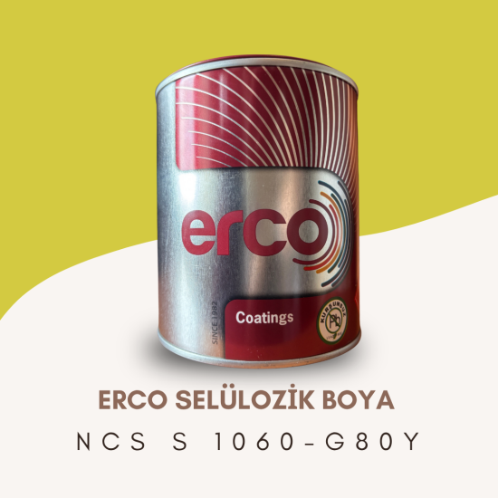 ERCO Selülozik Boya NCS S 1060-G80Y ERCO Selülozik Boya NCS S 1060-G80Y
