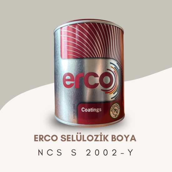 ERCO Selülozik Boya NCS S 2002-Y ERCO Selülozik Boya NCS S 2002-Y
