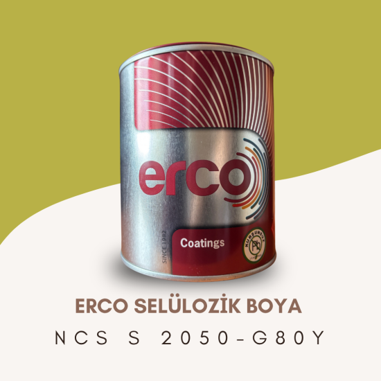 ERCO Selülozik Boya NCS S 2050-G80Y ERCO Selülozik Boya NCS S 2050-G80Y