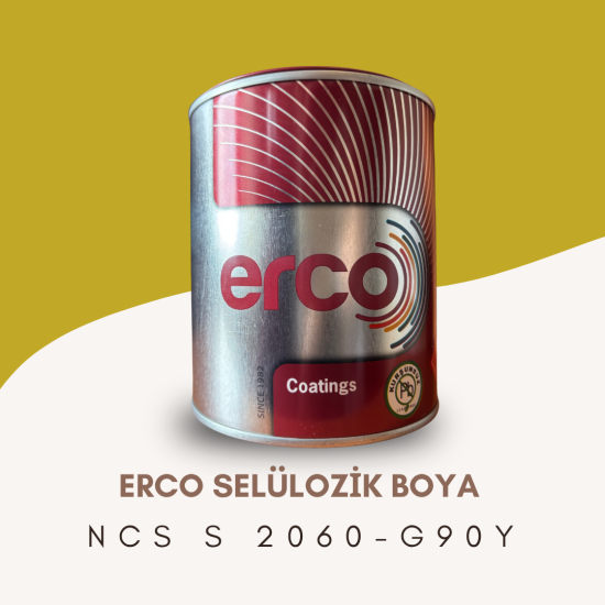 ERCO Selülozik Boya NCS S 2060-G90Y ERCO Selülozik Boya NCS S 2060-G90Y