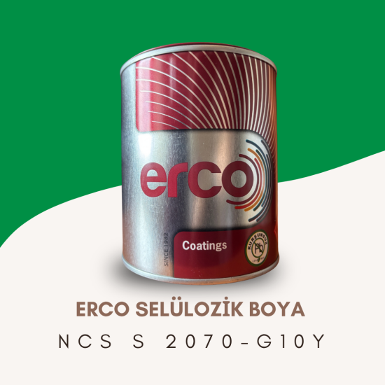 ERCO Selülozik Boya NCS S 2070-G10Y ERCO Selülozik Boya NCS S 2070-G10Y
