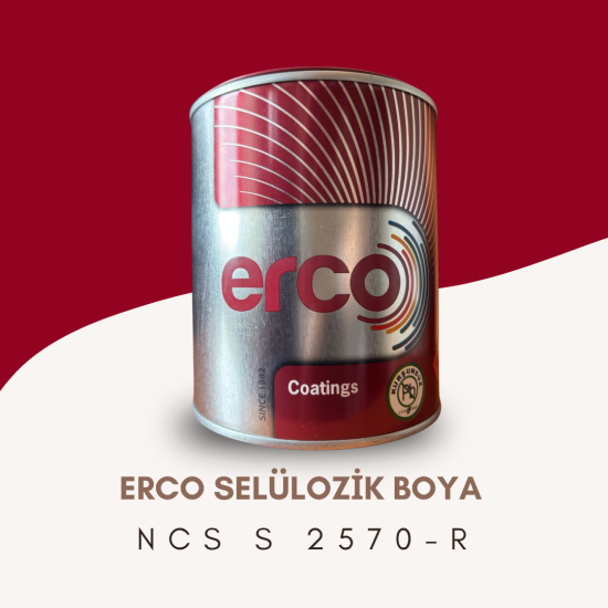 ERCO Selülozik Boya NCS S 2570-R ERCO Selülozik Boya NCS S 2570-R