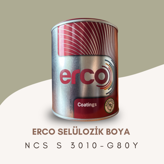 ERCO Selülozik Boya NCS S 3010-G80Y ERCO Selülozik Boya NCS S 3010-G80Y