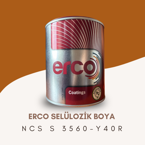 ERCO Selülozik Boya NCS S 3560-Y40R ERCO Selülozik Boya NCS S 3560-Y40R