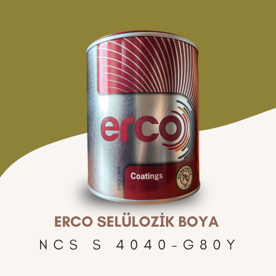 ERCO Selülozik Boya NCS S 4040-G80Y ERCO Selülozik Boya NCS S 4040-G80Y