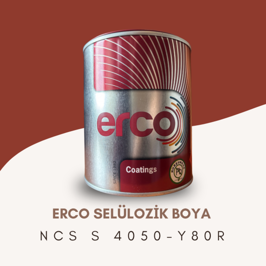 ERCO Selülozik Boya NCS S 4050-Y80R ERCO Selülozik Boya NCS S 4050-Y80R