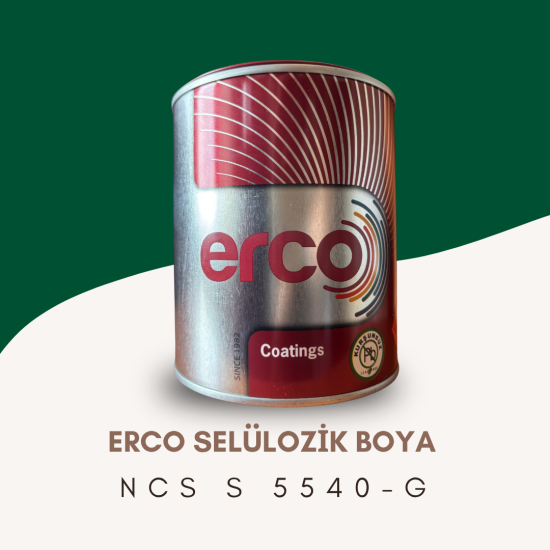 ERCO Selülozik Boya NCS S 5540-G ERCO Selülozik Boya NCS S 5540-G