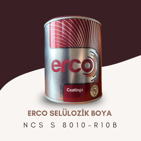 ERCO Selülozik Boya NCS S 8010-R10B ERCO Selülozik Boya NCS S 8010-R10B