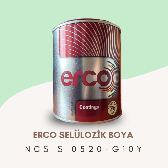 ERCO Selülozik Boya NCS S 0520 G10Y ERCO Selülozik Boya NCS S 0520 G10Y
