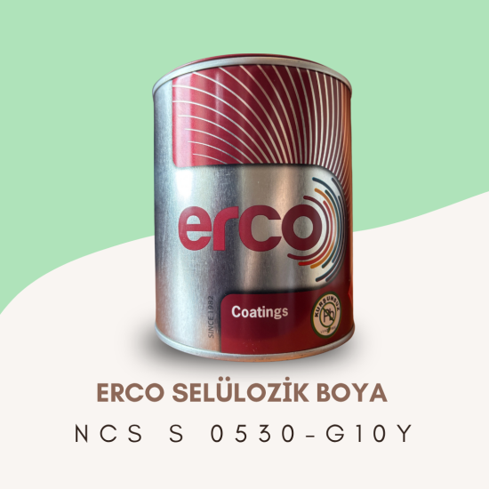 ERCO Selülozik Boya NCS S 0530 G10Y ERCO Selülozik Boya NCS S 0530 G10Y