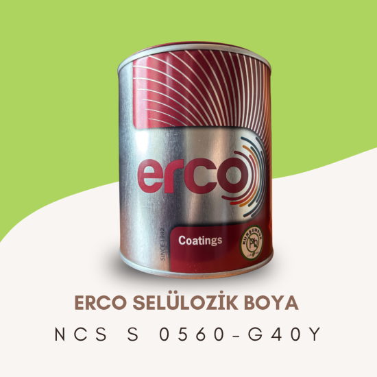 ERCO Selülozik Boya NCS S 0560-G40Y