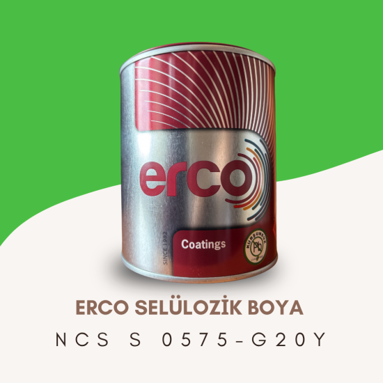 ERCO Selülozik Boya NCS S 0575-G20Y ERCO Selülozik Boya NCS S 0575-G20Y