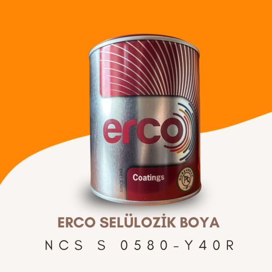 ERCO Selülozik Boya NCS S 0580-Y40R