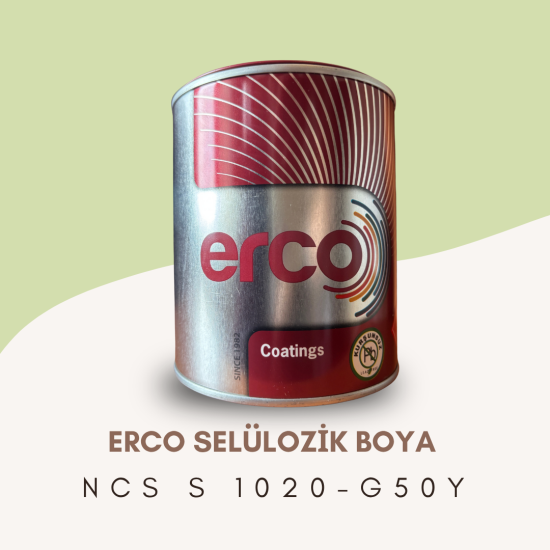 ERCO Selülozik Boya NCS S 1020-G50Y