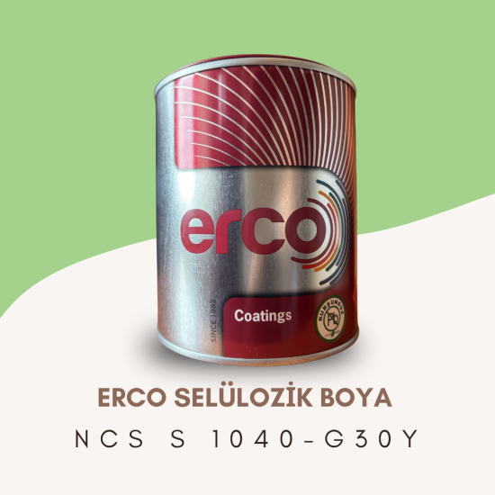 ERCO Selülozik Boya NCS S 1040-G30Y