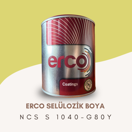 ERCO Selülozik Boya NCS S 1040-G80Y