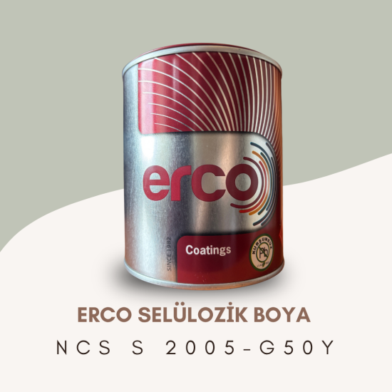 ERCO Selülozik Boya NCS S 2005-G50Y ERCO Selülozik Boya NCS S 2005-G50Y