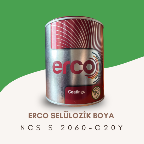 ERCO Selülozik Boya NCS S 2060-G20Y