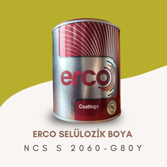 ERCO Selülozik Boya NCS S 2060-G80Y