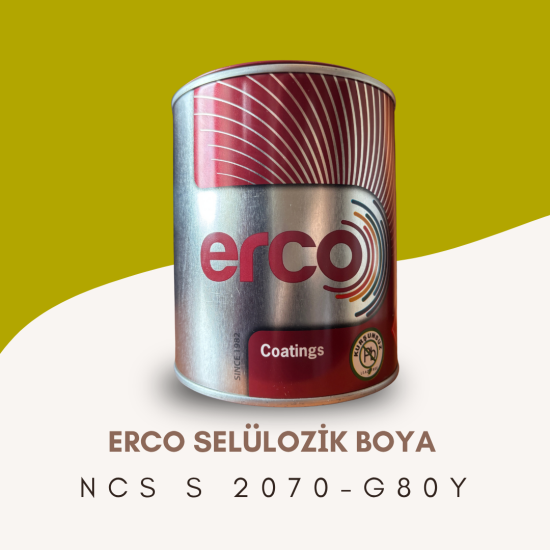 ERCO Selülozik Boya NCS S 2070-G80Y