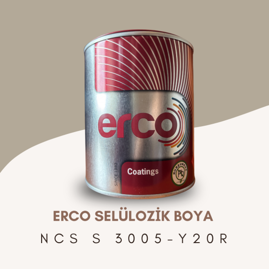 ERCO Selülozik Boya NCS S 3005-Y20R ERCO Selülozik Boya NCS S 3005-Y20R