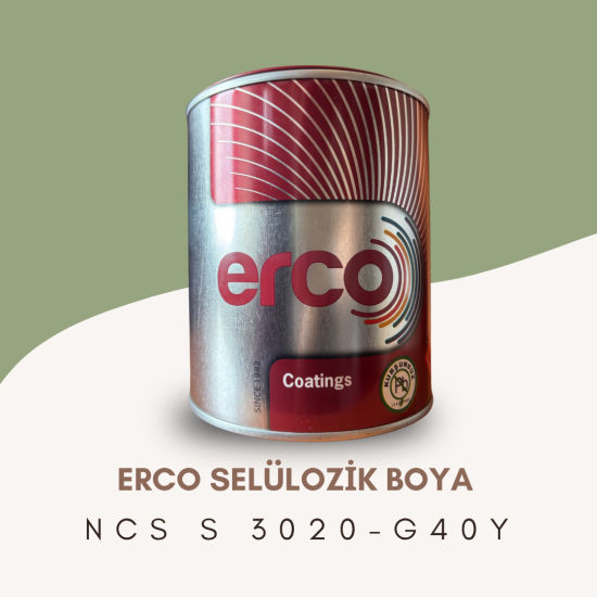 ERCO Selülozik Boya NCS S 3020-G40Y