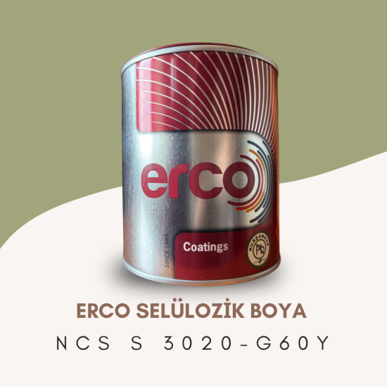 ERCO Selülozik Boya NCS S 3020-G60Y