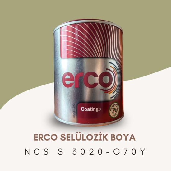 ERCO Selülozik Boya NCS S 3020-G70Y