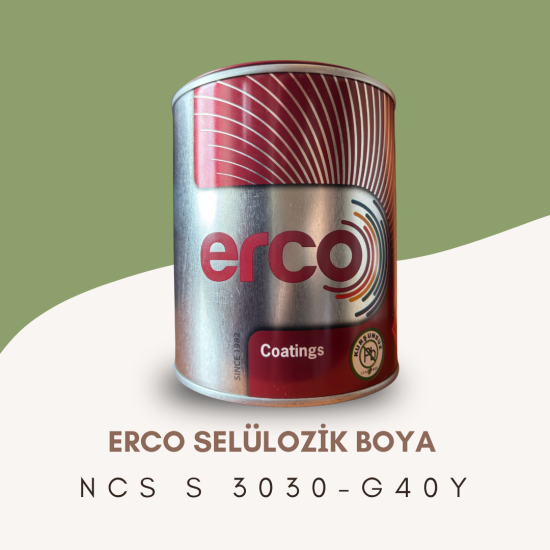 ERCO Selülozik Boya NCS S 3030-G40Y