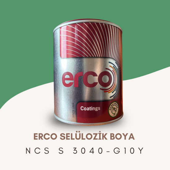 ERCO Selülozik Boya NCS S 3040 G10Y ERCO Selülozik Boya NCS S 3040 G10Y