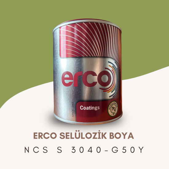 ERCO Selülozik Boya NCS S 3040-G50Y