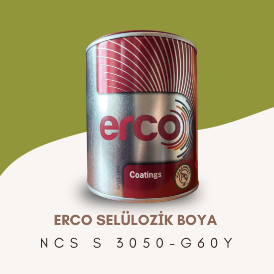 ERCO Selülozik Boya NCS S 3050-G60Y